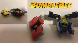 Lego transformers - bumblebee, shatter, dropkick and blitzwing