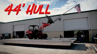 44' Long Hull | Diamondback Airboats