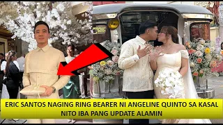 ERIC SANTOS NAGING RING BEARER SA KASAL NI ANGELINE QUINTO IBA PANG UPDATE PANOORIN