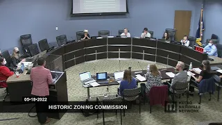 05/18/22 Historic Zoning Commission