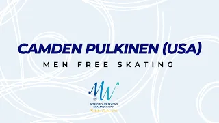 Pulkinen (USA) | Men FS | ISU World Figure Skating Championships 2022 | Montpellier | #WorldFigure