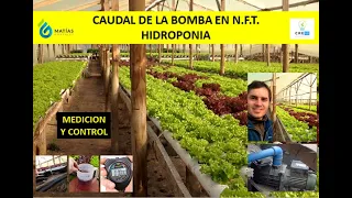 Caudal de la Bomba en Hidroponía