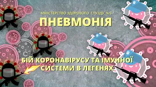 Пневмонія: бій коронавірусу та імунної системи в легенях. Міністерство здорового глузду №3