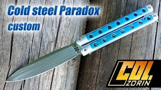 Вставки g10 на Cold steel Paradox