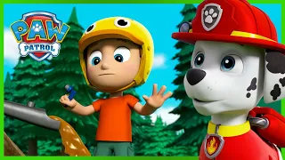 Over 1 Hour of Marshall Rescues 🔥 | PAW Patrol | Cartoons for Kids