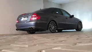 W211 | OM648 E320 CDI 6 INLINE 3.2///AMG |  AMG EXHAUST NO MUFFLER START ENGINE