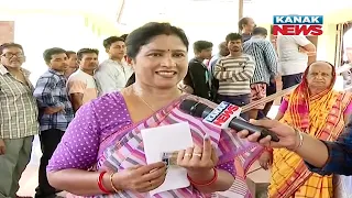 BMC Mayor Sulochana Das Casts Her Vote In Bhubaneswar