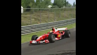 F1 vs Toyota AE86 at Nordschleife (TV1 Camera)