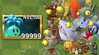 Plants Vs Zombies 2 Florecimiento Helado Nivel 100 Vs Todos Los Zombots