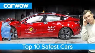 Top 10 SAFEST cars of 2019 - including the Tesla Model 3!