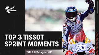 Top 3 Tissot Sprint Moments 🙌 | 2023 #MalaysianGP