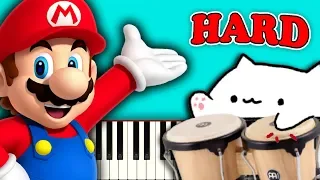 ATHLETIC THEME from SUPER MARIO WORLD - Piano Tutorial