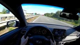 [4K 60FPS] Hyundai i30N | The bit of Autobahn I drive from work to home every day