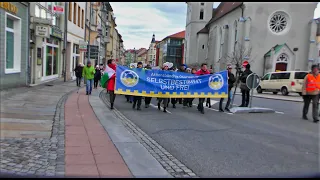 Aktionsbündnis Oberlausitz  in Bautzen  02/2022