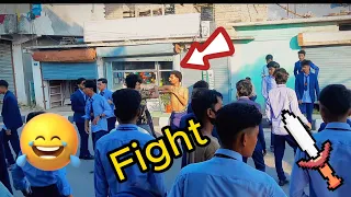 Dhangadhi  maa gang fight 😭😭 college boyz