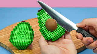 Magnetic Avocado : Crazy Frog Cake Decorating - Magnet Stop Motion & Satisfying video