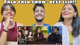 The Talk Talk Show- Funny Clip | Yumna Zaidi & Wahaj Ali | WhatTheFam Reactions!!