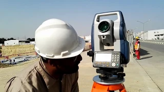 Centering and Leveling (set instrument on the benchmark)of Sokkia Total Station CX 105 in Urdu/Hindi