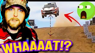 NASCAR Fan Blown Away By Rally JUMPS Compilation!