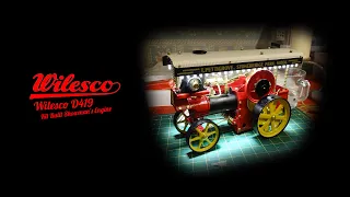 Wilesco D419 Kit Built Showman's Engine First Run & Lighting Test