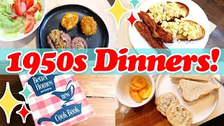 ✨ Cooking 3 Vintage Dinners from the 1950s! With @cooking_the_books !