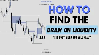 HOW TO FIND THE DRAW ON LIQUIDITY (The Only Video You Will Need)!