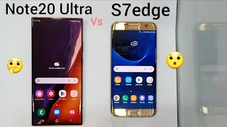 Samsung Note 20 Ultra vs S7 edge  SPEED TEST 🔥