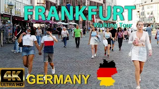 🇩🇪 Frankfurt am Main, GERMANY (4K UHD 60fps) Walking Tour