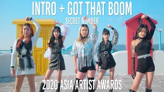 [AAA2020 HD] SECRET NUMBER(시크릿넘버) - Intro + Got That Boom @2020 Asia Artist Awards (AAA2020) ★