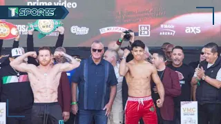 ¡LA HORA DE LA VERDAD! Así fue el PESAJE entre Saúl "Canelo" Álvarez y Jaime Munguía