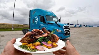 Cooking A Michelin Star Meal In My Truck - (lamb chops)