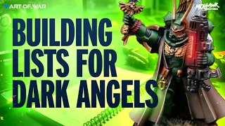 Building A List for the New Dark Angels Codex Warhammer 40k 10th Edition