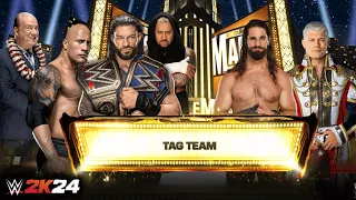 WWE 2K24 TAG TEAM MATCH
