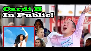 Cardi B - Up, Wap, I like it...(Dance in public) by Q Park... REACTION [Must watch]🔥