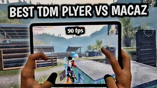 BEST TDM PLAYER KAIF CHALLENGED ME | IPAD PRO M1 CHIP 90 FPS HANDCAM GAMEPLAY