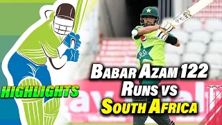 Babar Azam 122 Runs vs South Africa | Highlights | Pakistan vs South Africa | CSA | MJ2F