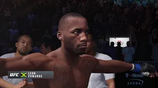 Kamaru Usman vs Leon Edwards UFC 4 Fight