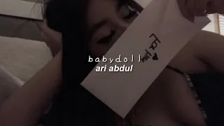 babydoll . ari abdul (slowed & reverb) (tiktok)