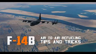 Air to air refueling tips and tricks - DCS World F-14, Valve Index