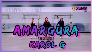 AMARGURA -Salsa Remix- || Karol G || Zumba