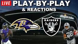 Baltimore Ravens vs Las Vegas Raiders | Live Play-By-Play & Reactions