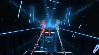 me and my retarded friend play beat saber