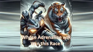 AI art Exciting Motorcycle Racing Among Predators! Do not miss! Cool music, Cool Video and Photos!