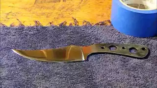 Knife making tutorial part 3 - Heat treating