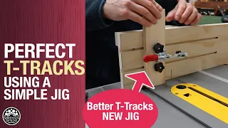 Perfect T-Tracks: Save Money Using This Simple Jig // Woodworking