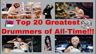 Top 20 Favorite Drummers of All-Time!!!