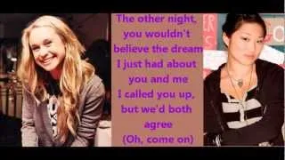 Glee some nights lyric