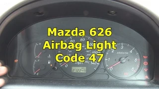 Mazda 626 Airbag light Flashing | Code 47