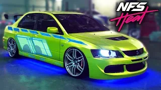 NEED FOR SPEED HEAT - COMPREI O LANCER DO BRIAN PARA ZERAR O JOGO (VELOZES E FURIOSOS) #11