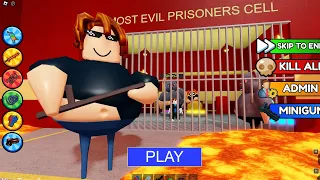 BACON HAIR BARRY'S PRISON RUN the FLOOR is LAVA Obby New Update Roblox Walkthrough FULL GAME #roblox